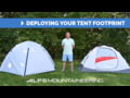 ALPS Mountaineering Tent Footprint Setup