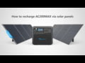 BLUETTI AC200MAX Solar Charging