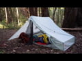 Featherstone Backbone Trekking Pole Tent Setup