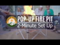 Fireside Outdoor Pop-Up Fire Pit Assembly - Care &amp; Maintenance