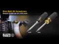 Klein Tools 15-in-1 Ratcheting Screwdriver &amp; 27-in-1 Tamperproof Screwdriver