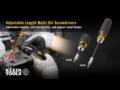 Klein Tools Multi-Bit Adjustable Length Screwdrivers: 14-in-1 and 8-in-1 Stubby