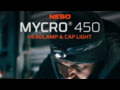 Nebo MYCRO 450 Lumen LED Headlamp, Gray