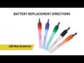 Nite Ize LED Mini Glowstick - Battery Replacement Directions