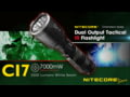 Nitecore CI7 2500 Lumen White and Infrared IR LED Flashlight