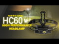 Nitecore HC60 v2 1200 Lumen USB-C Rechargeable Headlamp