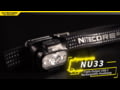 NITECORE NU33 - Triple Output USB-C Rechargeable Headlamp