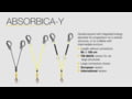 Petzl Absorbica-Y - Double lanyard with integrated energy absorber