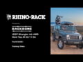 Rhino-Rack - Jeep Wrangler Backbone System Installation
