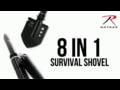 Rothco 8-in-1 Multi-Tool Survival Shovel - Portable Camping Entrenching Tool