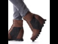 Sorel Joan Of Arctic Wedge III Lexie Bootie - Tobacco/Black