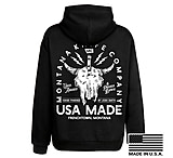 Image of Montana Knife Company MKC Bison Skull Extra Heavy Hoodie - Men's