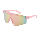 Image of Body Glove Peak Polarized Shield Sunglasses - Pink D2DB1651
