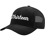 Image of 13 Fishing Classic Black Curved Brim Flex Fit Ballca - Men's