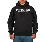 Image of 13 Fishing Facepunch Hoodie w/White Logo - Men's