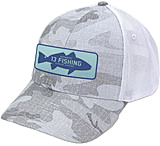 Image of 13 Fishing Ol Red Curved Brim Snapback Ballcap - Men's