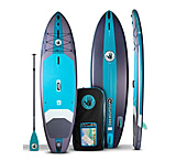 Image of Aquapac Navigator Pro 10'6 Inflatable Paddle Board - Silver/Teal 0BE009A7