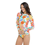 Image of Body Glove Imagine Sleek Long Sleeve Rashguard - Imagine / Snow 66ED67EB