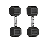 Image of Flybird Fitness Rubber Hex Dumbbells
