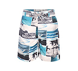 Image of Body Glove Toddler Boys' Patchwork Photo Swim Shorts - Blue/Black/White A1E2A353