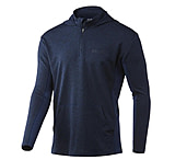 Image of HUK Performance Fishing Huk Icon X Coldfront Hoodie Sargasso Sea Heather S A979FD56