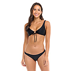 Image of Body Glove Smoothies Lolah Scoop Bikini Top - Black 15382158