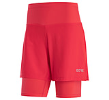 Image of GOREWEAR R5 Women's 2in1 Running Shorts in Citrus Green XS 0-2 Slim fit CAA5C3FC
