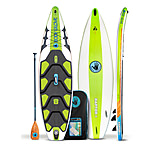 Image of Aquapac Raptor+ 10'8 Inflatable Paddle Board - Green/Wood F2A67AEC