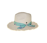Image of Body Glove Woven Straw Panama Hat - Floral 37C146E7