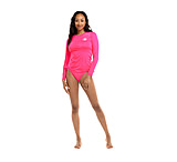 Image of Body Glove Smoothies Sleek Long Sleeve Rashguard - Bubble Gum 3407ED87
