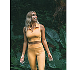 Image of Body Glove Gigi High Waisted Fitted Flare Legging - Mango 3C405D1B