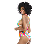 Image of Body Glove Firenze Marlee High-Waist Bikini Bottom - Multi C19C4D01