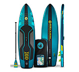 Image of Aquapac Vibe 10'4 inflatable Paddle Board - Teal/Yellow 6F72D67C