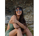 Image of Body Glove Women's Poppy Aviator Sunglasses - Bronze 402683A4