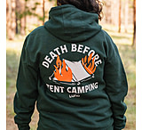 Image of Luno Death Before Tent Camping Hoodie - Men's