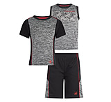 Image of Body Glove Boys' Three-Piece Shirts and Short Set 4-7 - Black &amp; Red BDDB142F