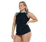 Image of Body Glove Colola Exhale Plus Size Rashguard - Colola / Black A7394367
