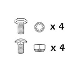 Image of Magma Mounting Fastener Pack, All Rectangular Grills 2D49DE22