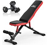 Image of Flybird Fitness Bundle Set Of Dumbbells 25 Lbs &amp; Weight Bench