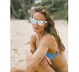 Image of Body Glove Lana Polarized Cat Eye Sunglasses - White B1D32D9F