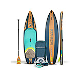 Image of Aquapac 2024 Performer 11' Inflatable Paddle Board - Deep Sea/Isle Green 70E26A0F