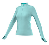 Image of Adidas Terrex Icesky Half Zip Long Sleeve Top - Women's