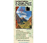Image of Adventure Maps St. George, Hurricane, and Springdale, UT Trail Map