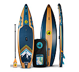 Image of Aquapac 2022 Performer 11' Inflatable Paddle Board - Blue/Wood 1F140B48