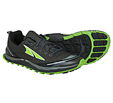 Image of Altra Arrows Superior 2.0 Trail Running Shoe - Men's-Gray/Green-Medium-9.5 US
