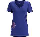 Image of Arc'teryx Snowside V-Neck Short Sleeve T-Shirt - Women's