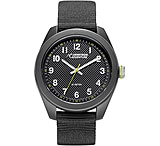 Image of ARMITRON ADVENTURE All Black Analog Watch With Black Nylon Strap- 43mm
