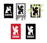 Image of Chrome Industries Artist Series Sticker Pack C53A496F
