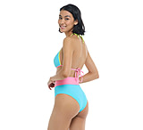 Image of Body Glove Spectrum Woodstock High-Waist Swim Bottom- Cyan C7B31212