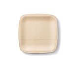 Image of Bambu All Occasion Veneerware Bamboo Compostable Plates Square/ Package of 8